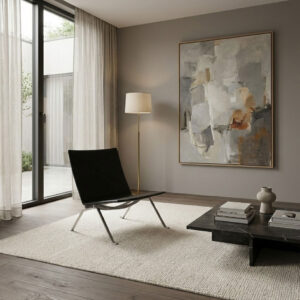 Fritz Hansen PK22 Lounge Chair Läder - Svart